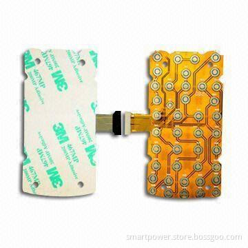 Two Layers FPC for Key-press, with Immersion Gold Surface Finish and 1oz Copper Thickness
